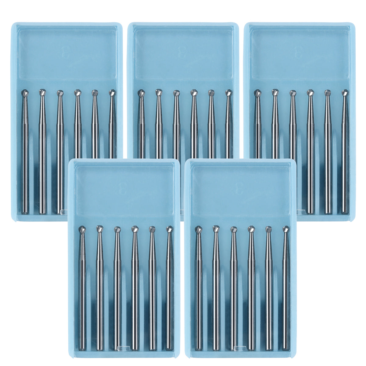 Dental FG #4 SL Surgical Length Round 25mm Carbide Burs 6pcs/Box-azdentall.com