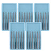 Dental FG #4 SL Surgical Length Round 25mm Carbide Burs 6pcs/Box-azdentall.com