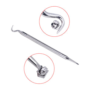AZDENT Dental Self-Ligating Metal Brackets Roth/MBT .022 Hooks on 345 with Tools 28pcs/Box - azdentall.com