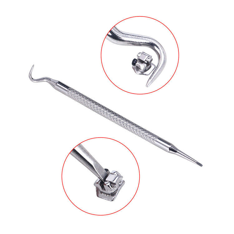 AZDENT Dental Self-Ligating Metal Brackets Roth/MBT .022 Hooks on 345