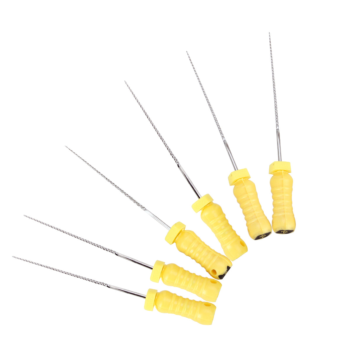 AZDENT Dental Hand K-Files Stainless Steel 25mm #20 Yellow 6pcs/Box-azdentall.com