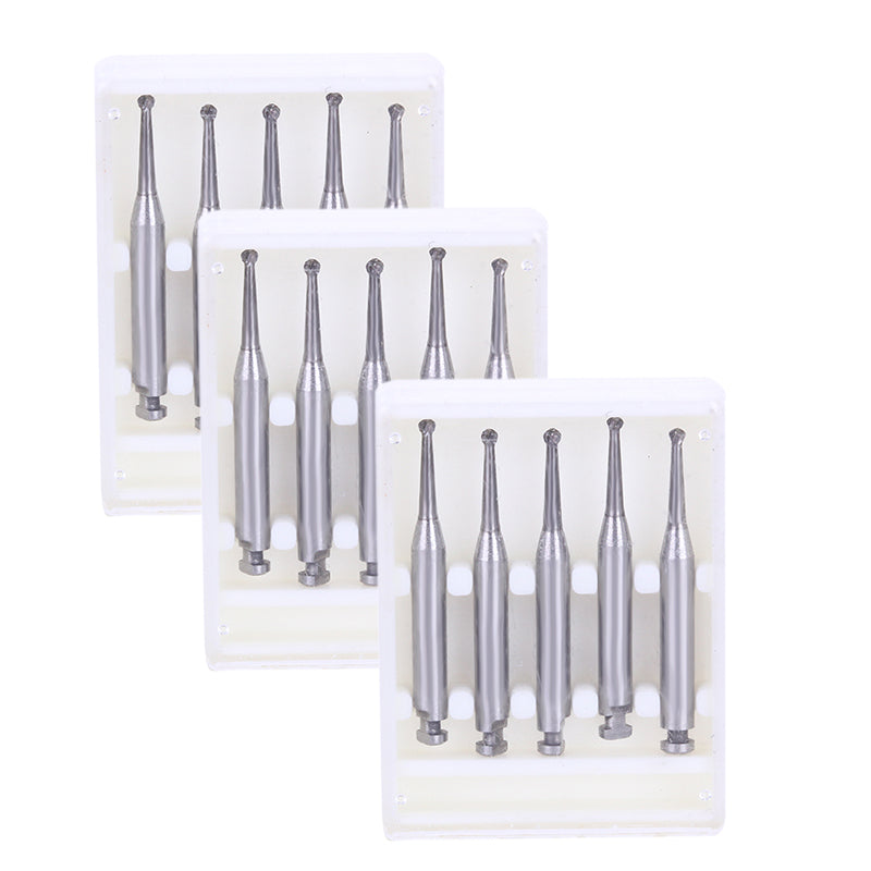 Dental RA #3 Round Carbide Bur for Slow Speed Latch 1.2mm 5pcs/Box-azdentall.com