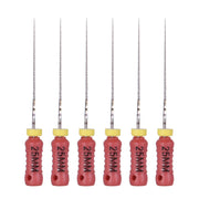 Dental C Files Hand Use Stainless Steel 25mm #6 6pcs/Pack-azdentall.com