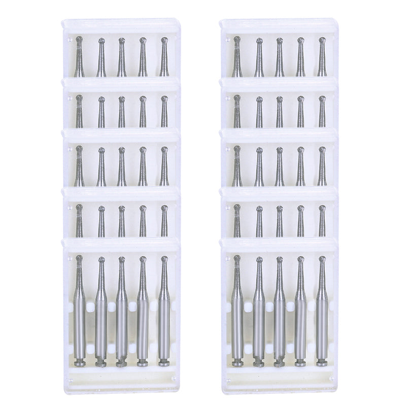 Dental RA #4 Round Carbide Bur for Slow Speed Latch 1.4mm 5pcs/Box-azdentall.com