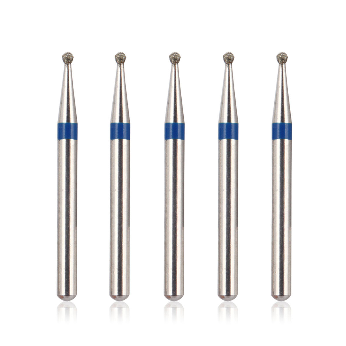 AZDENT Diamond Bur FG BR-45 Round Ball 5pcs/Pack-azdentall.com