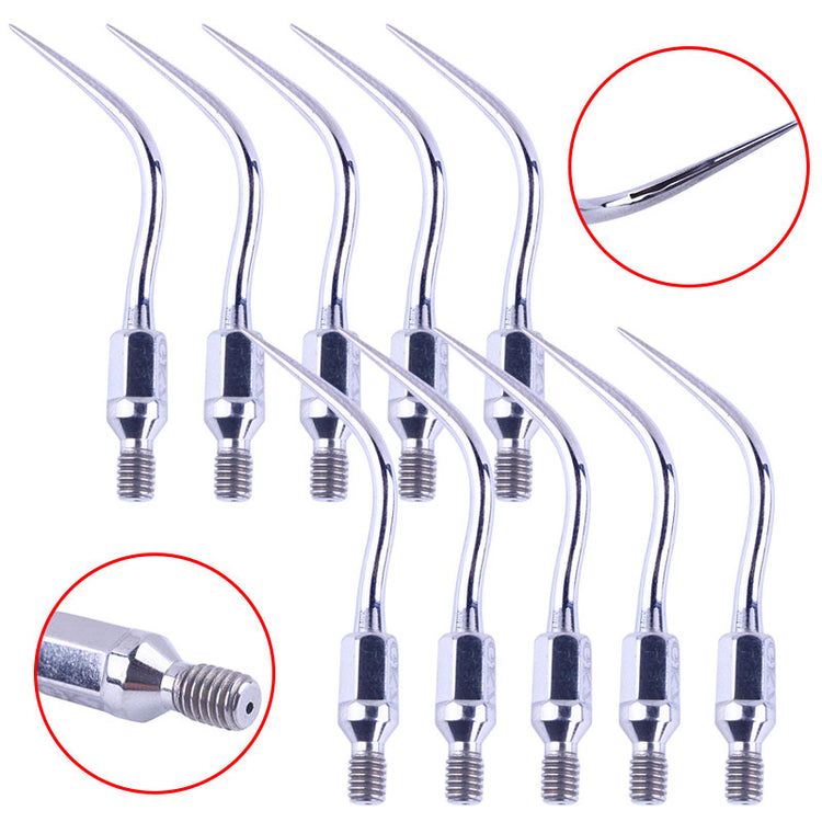 10 Pcs Dental Ultrasonic Air Scaler Scaling Handpiece Tips GK7 - azdentall.com