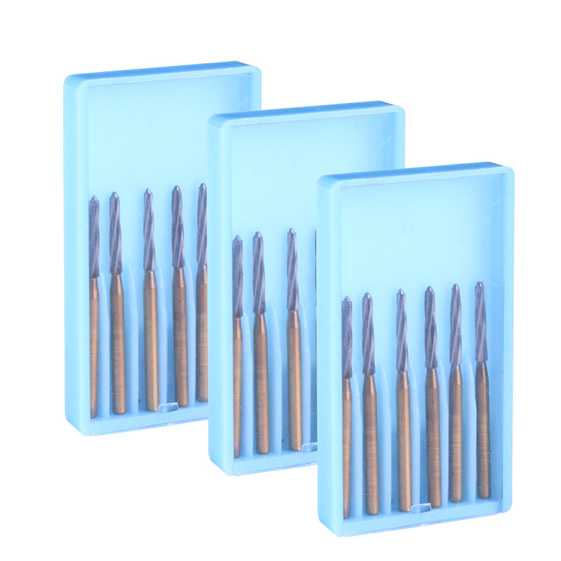 3 Boxes Dental FG Tungsten Carbide Burs 25mm 6pcs/Box - azdentall.com