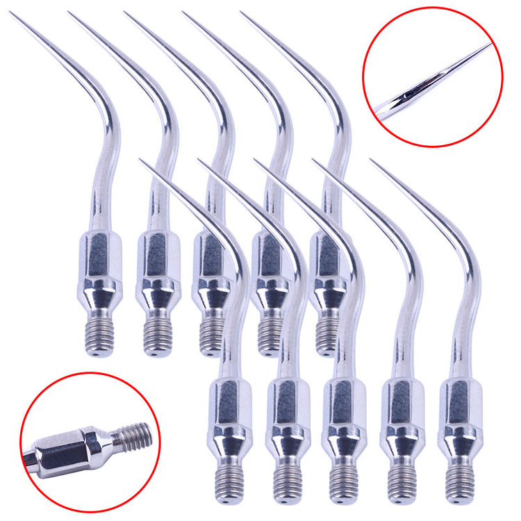 10 Pcs Dental Ultrasonic Air Scaler Scaling Handpiece Tips GK5 - azdentall.com