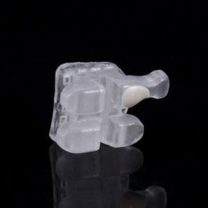 AZDENT Dental Orthodontic Ceramic Brackets Braces MBT Slot .022 Hooks 345 20pcs/Box - azdentall.com