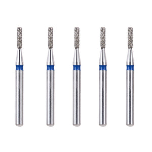 AZDENT Diamond Burs FG SF-41 Straight Flat End Two Layers 5pcs/Box - azdentall.com