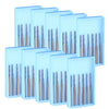 10 Boxes Dental FG Tungsten Carbide Burs 25mm 6pcs/Box - azdentall.com