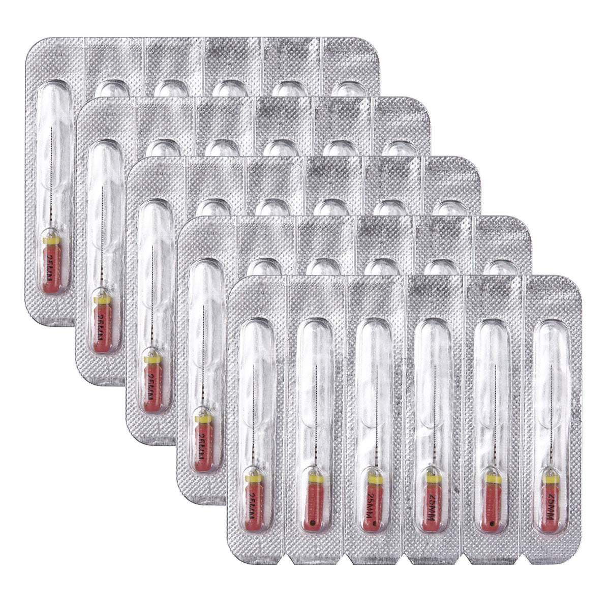 Dental C Files Hand Use Stainless Steel 25mm #6 6pcs/Pack-azdentall.com