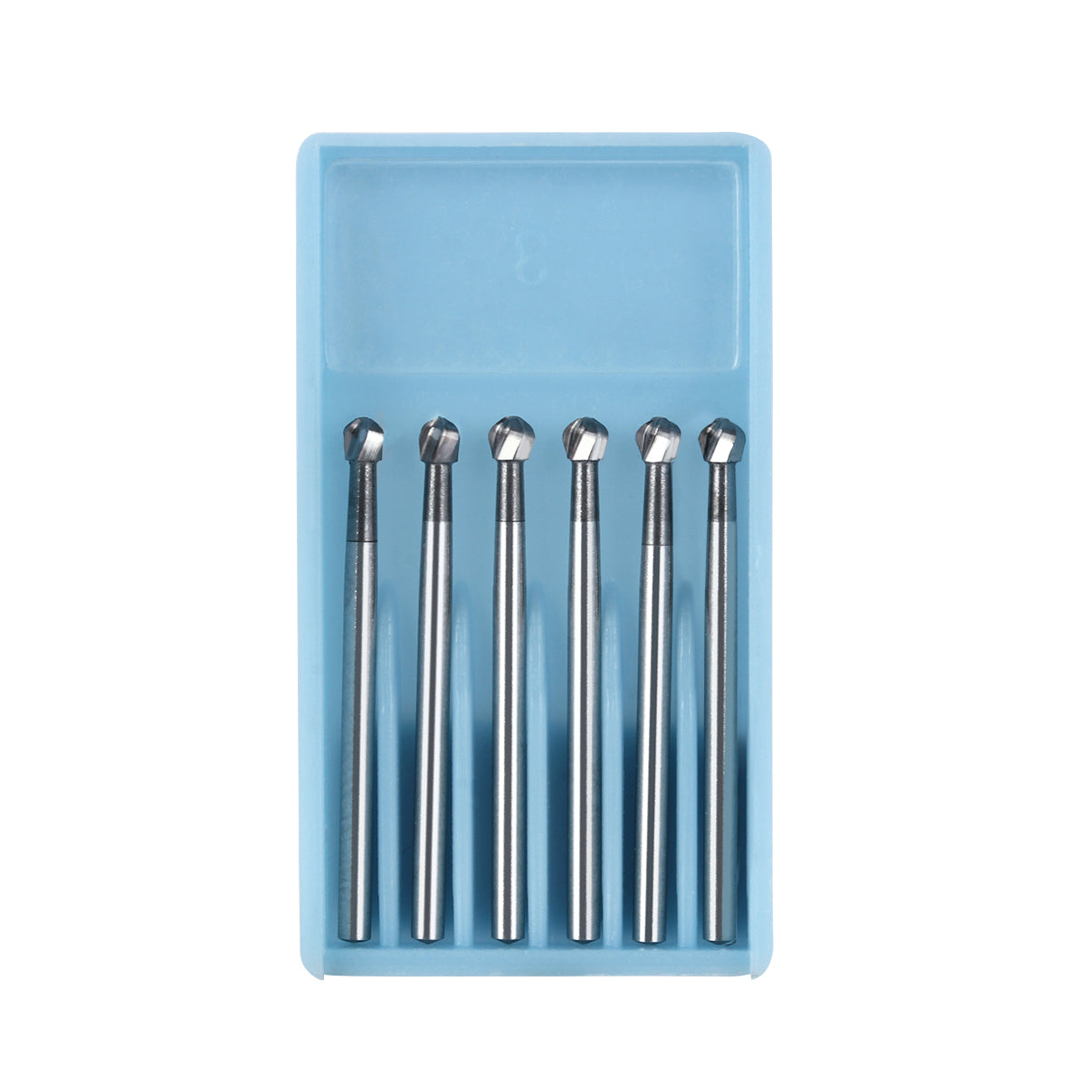 Dental FG #8 SL Surgical Length Round 25mm Carbide Burs 6pcs/Box-azdentall.com