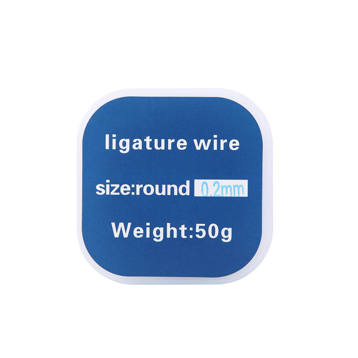 Dental Orthodontic Ligature Wire Stainless Steel Round 3 Sizes 50g/Roll-azdentall.com