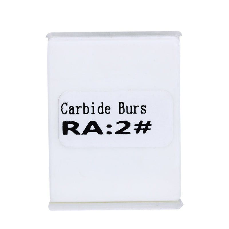 Dental RA #2 Round Carbide Bur for Slow Speed Latch 1mm 5pcs/Box-azdentall.com