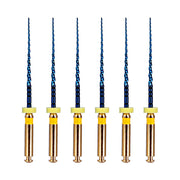 AZDENT Dental NITI Rotary Engine Files Heat Activated 25mm F1 6pcs/Pk-azdetall.com