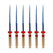 AZDENT Dental NITI Rotary Engine Files Heat Activated 25mm F2 6pcs/Pk-azdentall.com