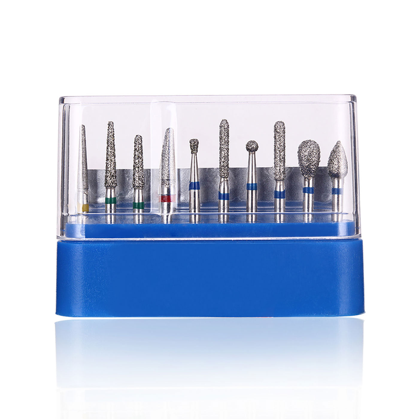 AZDENT Dental Diamond Bur FG-108 Porcelain Shouldered Abutment Polishing Kit 10pcs/Kit-azdentall.com