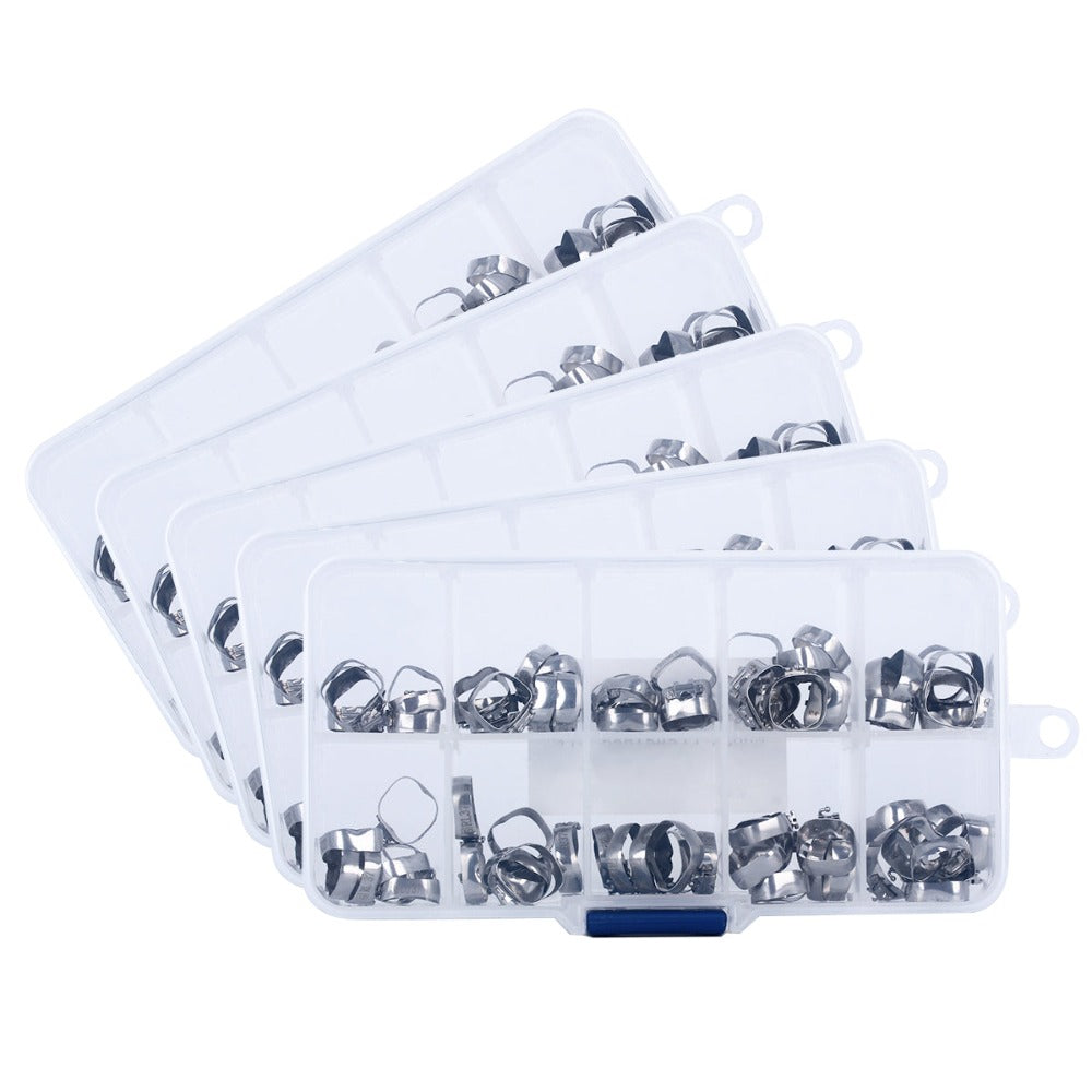 5 Boxes AZDENT 1st M Series Bands with Buccal Tube Convertible Roth .022 Single U/1 L/1 36#-40+# 20sets/Box - azdentall.com