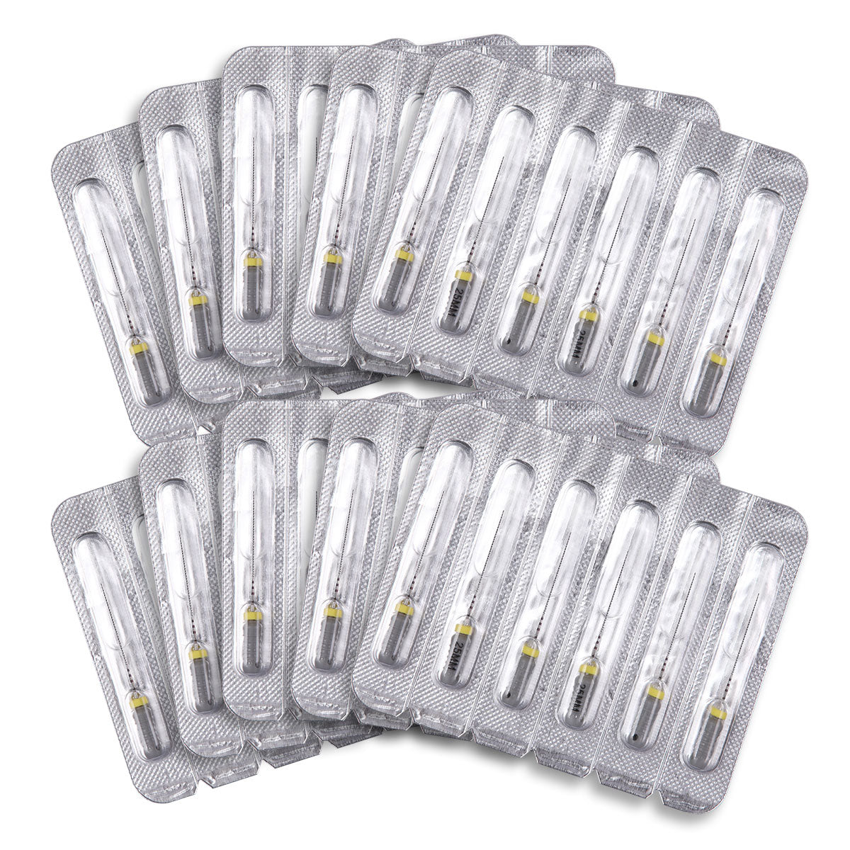 Dental C Files Hand Use Stainless Steel 25mm #8 6pcs/Pack-azdentall.com