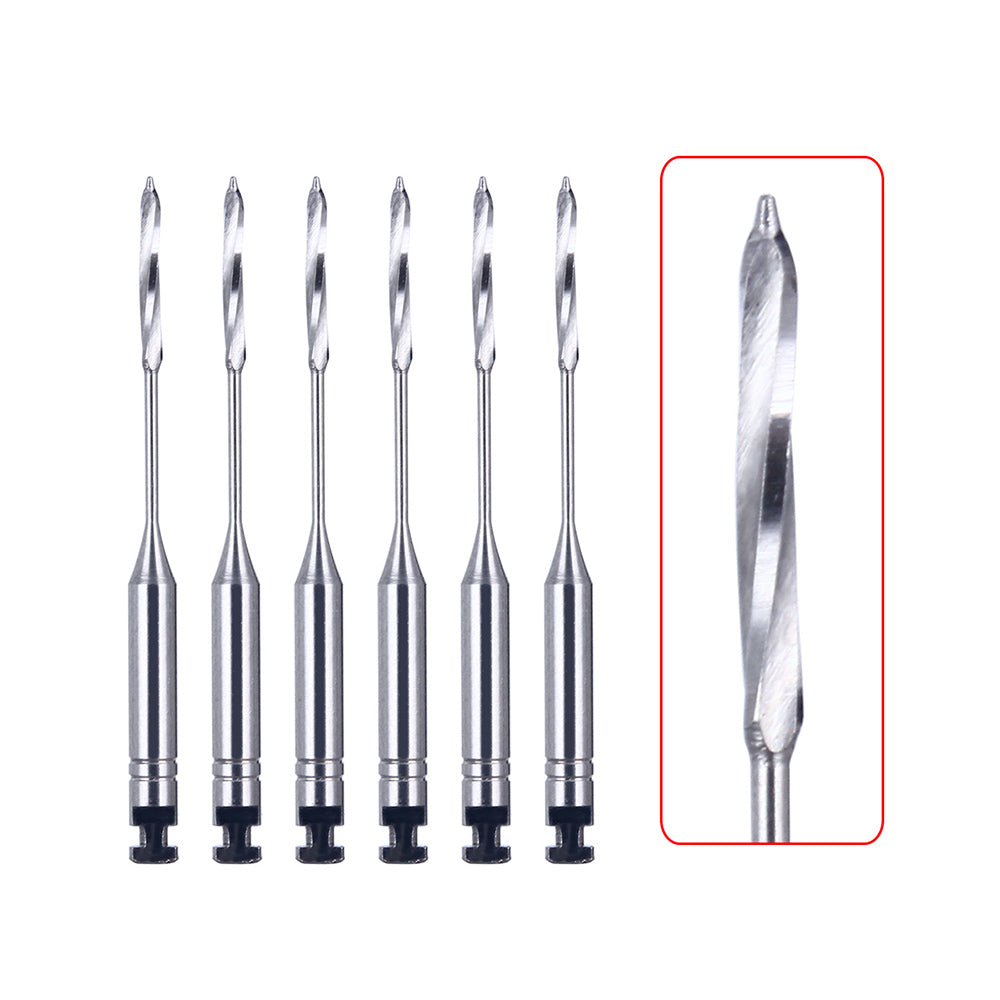 AZDENT Dental Engine Files Staniless Steel Peeso Reamers 32mm #2 6pcs/Box-azdentall.com