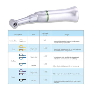Dental Contra Angle Handpiece 4:1 Reduction Interproximal Stripping System - azdentall.com