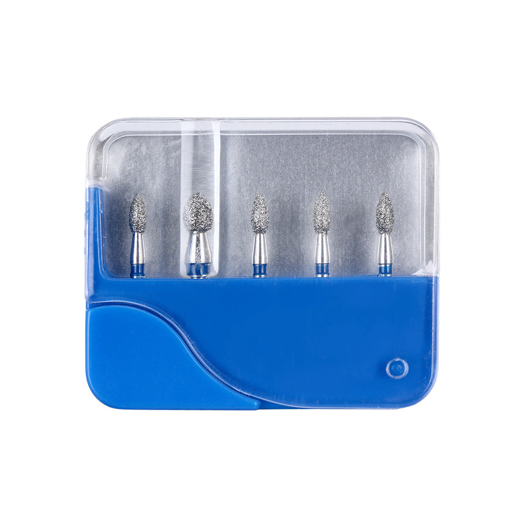 AZDENT Diamond Burs Two Layers FO-32 5pcs/Box-azdentall.com