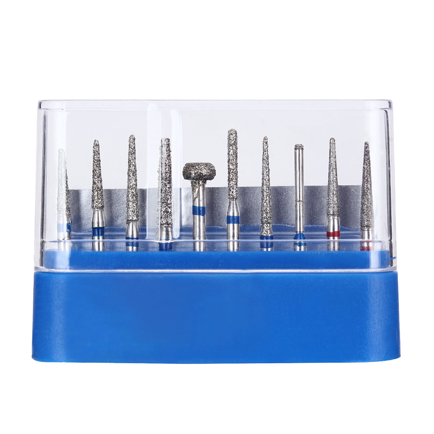 AZDENT Dental Diamond Burs FG-101 For Crown Preparation Anterior Teeth Kit 10pcs/Kit-azdentall.com