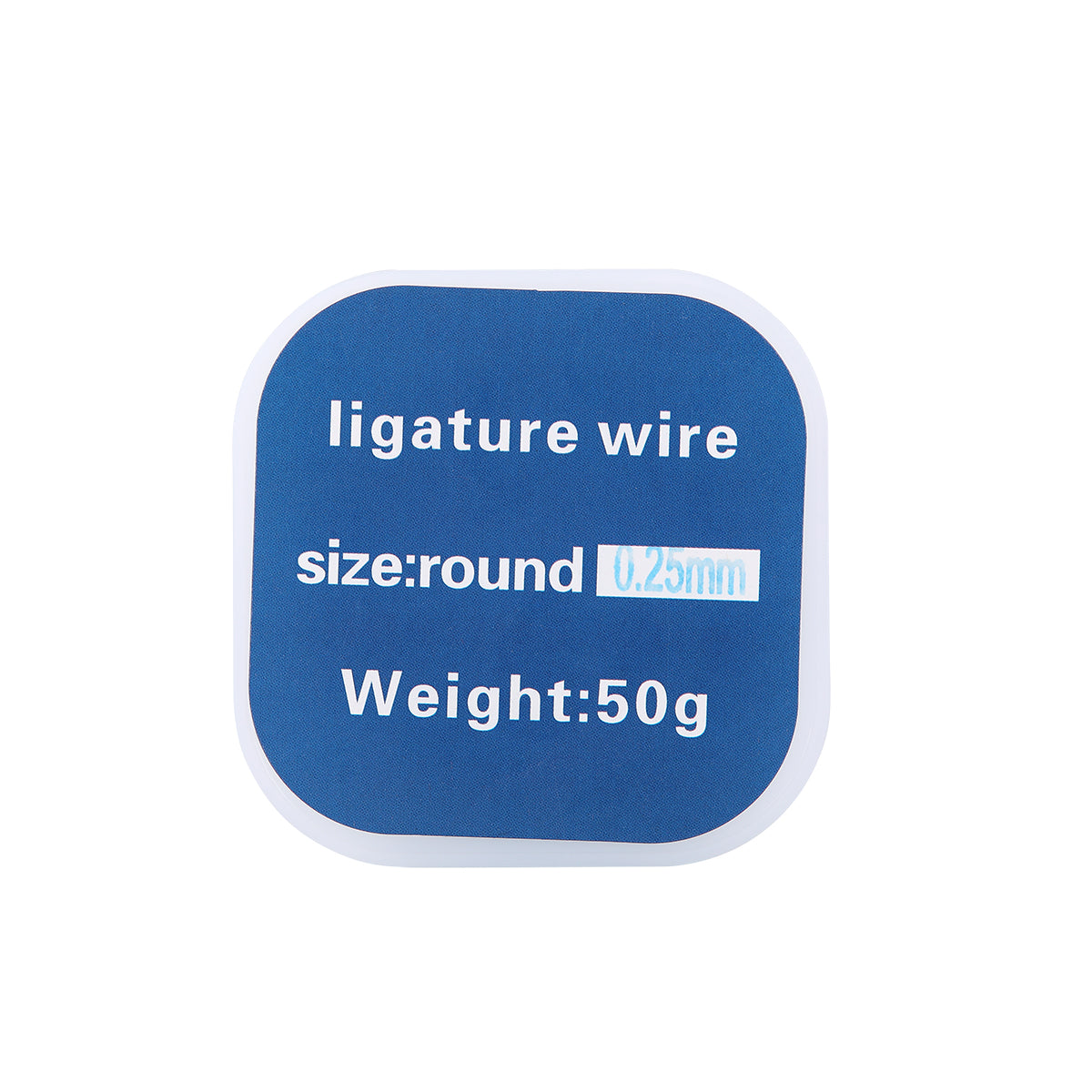 Dental Orthodontic Ligature Wire Stainless Steel Round 3 Sizes 50g/Roll-azdentall.com