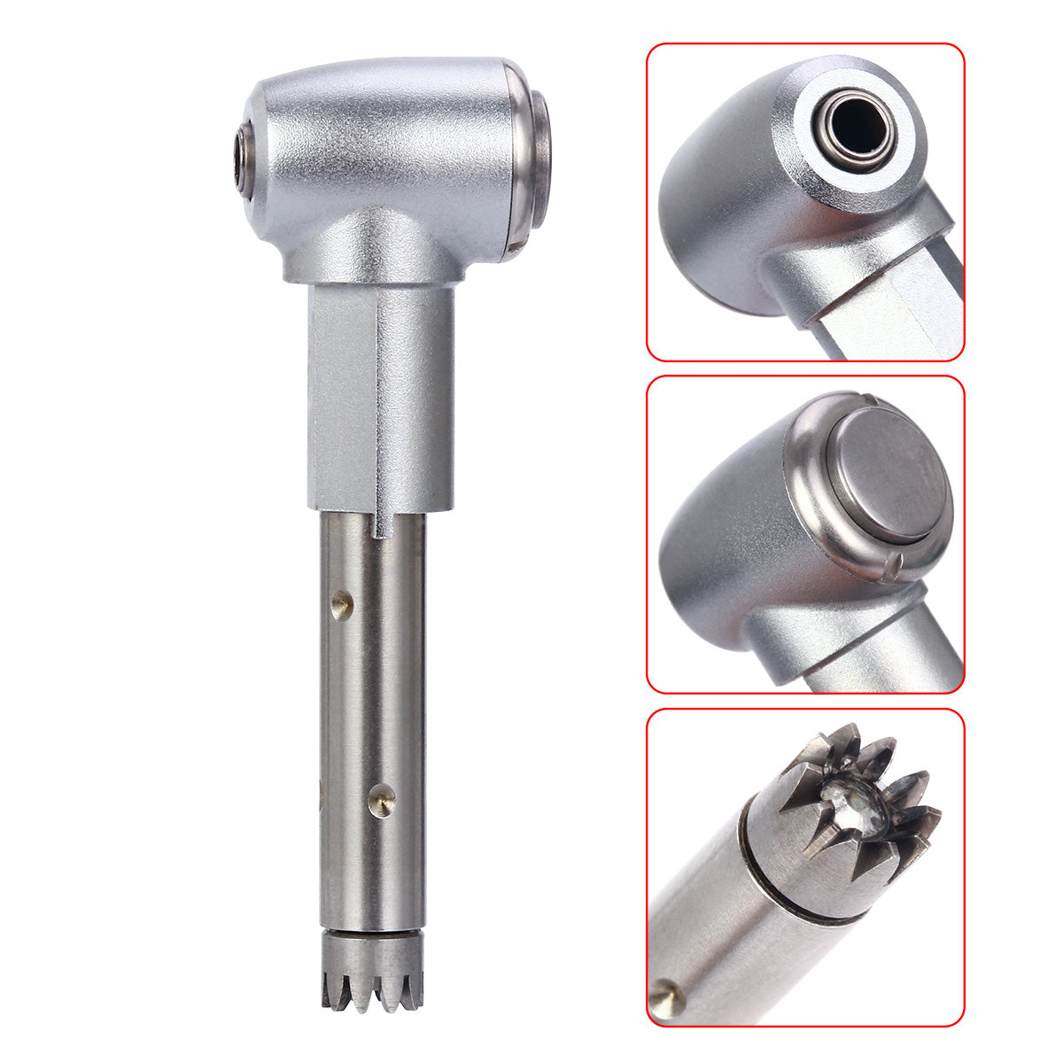Dental Contra Angle Intra Head 1:1 Push Button Inner Spray Low Speed Handpieces - azdentall.com