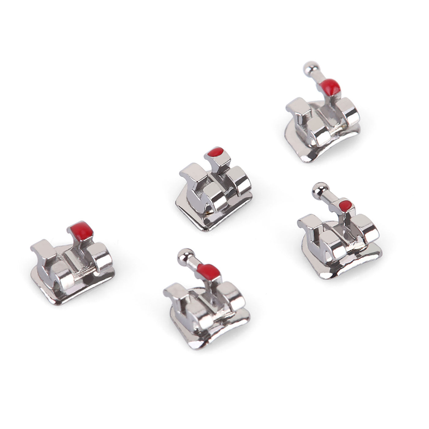 AZDENT Brackets Mini Roth 018 022 Metal Ortodoncia Brackets De Ortodoncia AZDENT Mini Roth/MBT - Pack De 20 Unidades, Para Alambre .018 O .022 Unihertz Titan