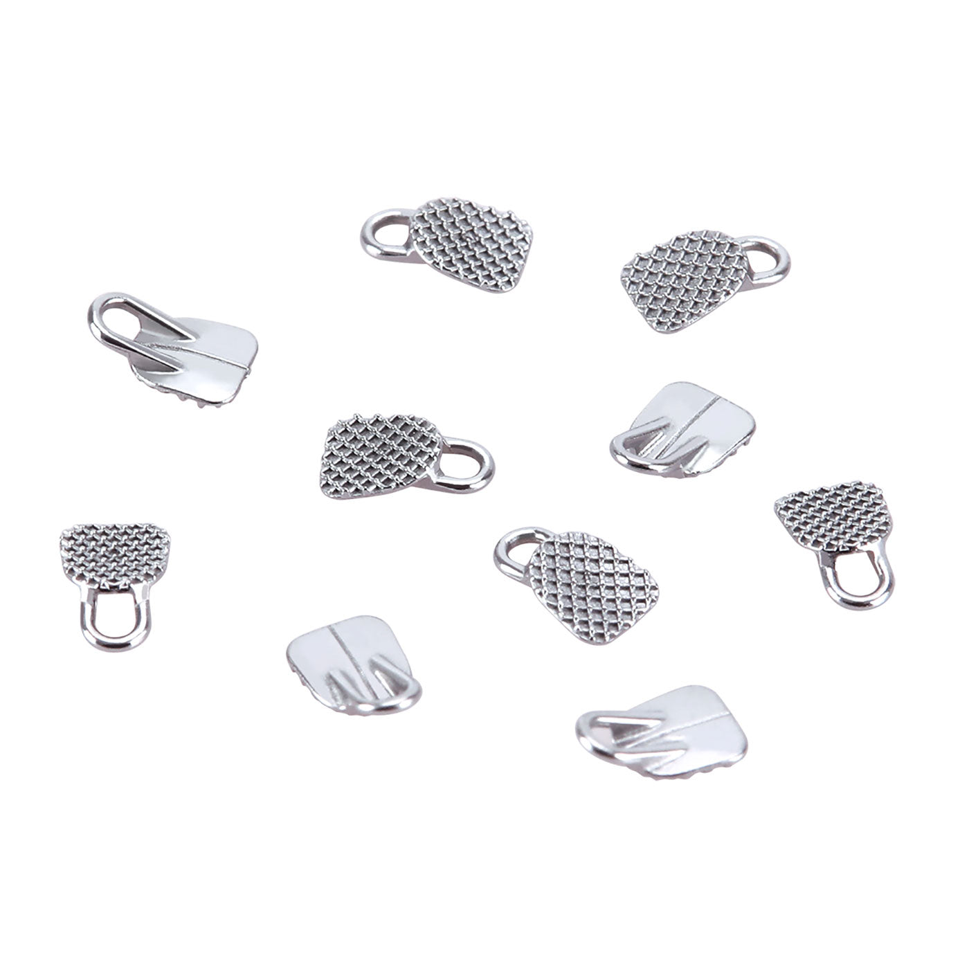 AZDENT Dental Lingual Button Consumables Round/Rectangular Bondable Traction Hook 10/Bag - azdentall.com