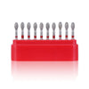 AZDENT Diamond Bur FG 379-023F Football Red 10pcs/Kit-azdentall.com