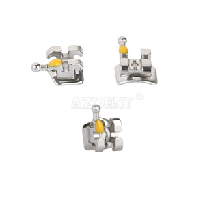 AZDENT Dental Metal Brackets Standard MBT Slot .018 345Hooks 20pcs/Pack - azdentall.com