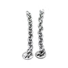 AZDENT Dental Traction Button Chain Silver Round 2pcs/Bag - azdentall.com