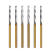 Dental FG Carbide Finishing Burs 28mm Gold 6pcs/Box - azdentall.com