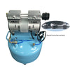 Dental Noiseless Oil Free Oilless Air Compressor 40L 780W 150L/min for 1PC Dental Chair