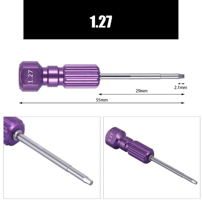 Dental Implant Screw Driver Manual Use 1.27, Purple Clolor - azdentall.com