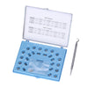 AZDENT Dental Orthodontic Metal Self-Ligating Brackets Braces MBT .022 Hooks on 345 with Buccal Tube 28pcs/Kit - azdentall.com