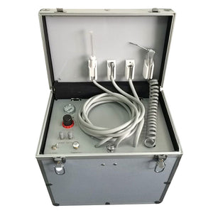 Portable Dental Turbine Machine Dental Delivery Unit Suction System 4 Holes - azdentall.com