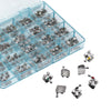 AZDENT Dental Orthodontic Mesh Base Metal Brackets Braces Mini Roth .022 Hooks on 345 400pcs/Box - azdentall.com