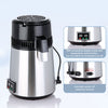 Water Distiller Stainless Steel Glass Bucket Double Screen Button with Adjustable Temperature 4L - azdentall.com