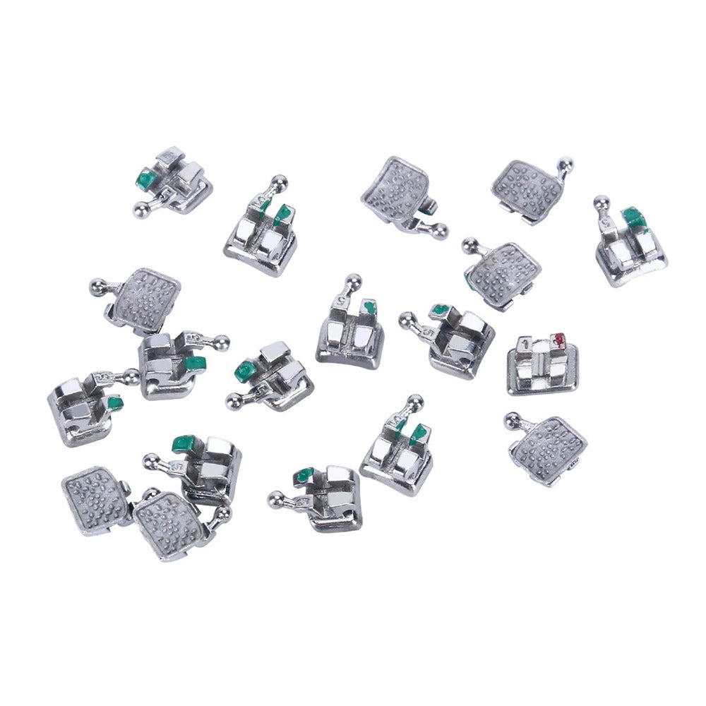 1000pcs AZDENT Dental Metal Brackets Monoblock Mini Roth/MBT .022 Hooks On 345 50 Sets/Box - azdentall.com