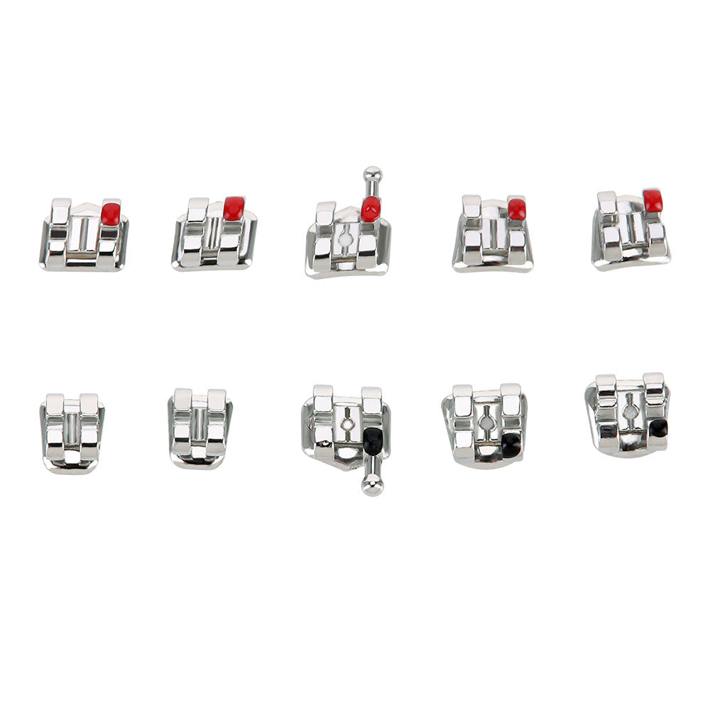 AZDENT Dental Mini Metal Brackets For Braces Full Size 20pcs/Pack