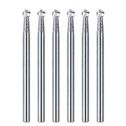 Dental FG #6 SL Surgical Length Round 25mm Carbide Burs 6pcs/Box-azdentall.com
