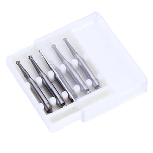 Dental RA #5 Round Carbide Bur for Slow Speed Latch 1.6mm 5pcs/Box-azdentall.com