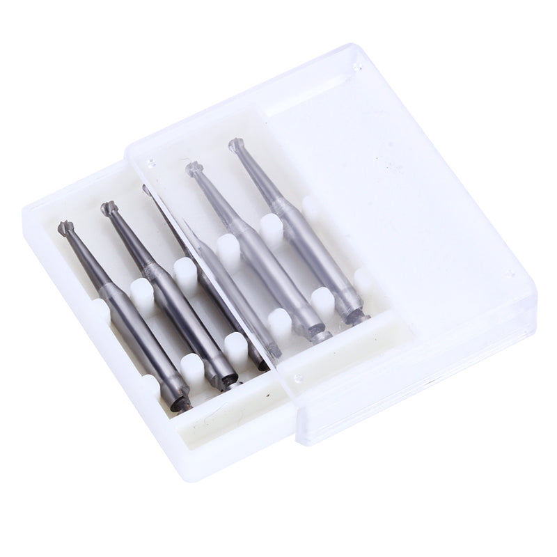 Dental RA #5 Round Carbide Bur for Slow Speed Latch 1.6mm 5pcs/Box-azdentall.com
