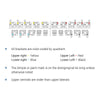 AZDENT Dental Metal Brackets Standard Roth Slot .018 Hooks on 345 20pcs/Pk - azdentall.com