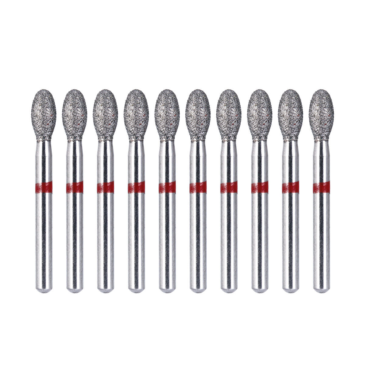 AZDENT Diamond Bur FG 379-023F Football Red 10pcs/Kit-azdentall.com