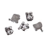 AZDENT Dental Metal Brackets Mini Edgewise Slot .018 Hooks on 345 20pcs/Pack - azdentall.com